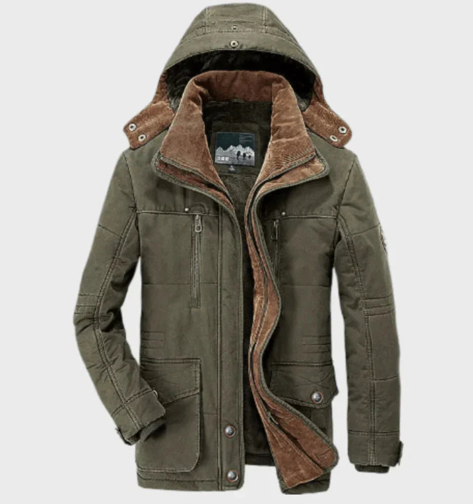 Chaqueta de Invierno para Hombres – Cálida, Impermeable y Transpirable