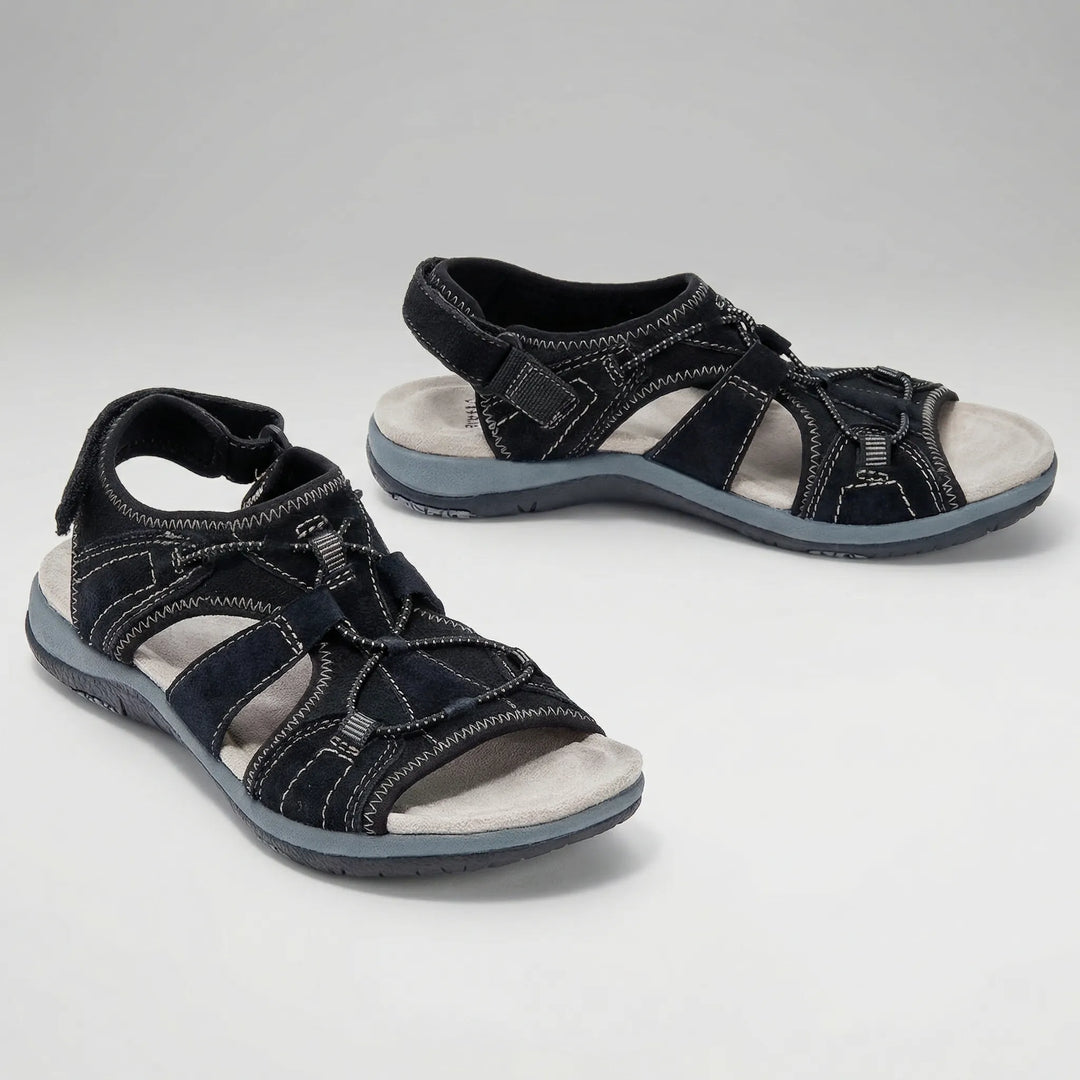 Beachway - Sandalias planas sin cordones