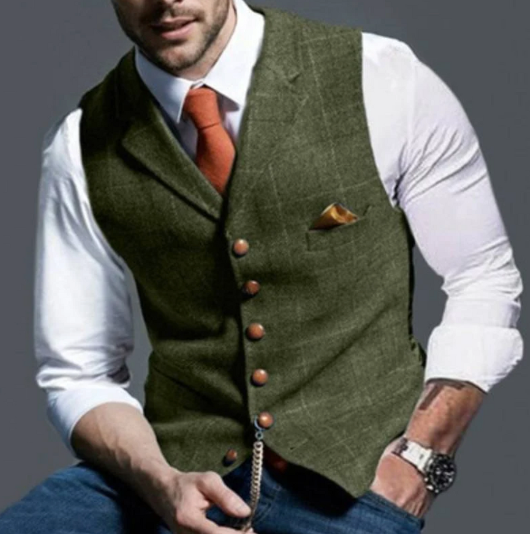Chaleco Vintage para Hombres – Estilo Clásico con Margen Moderno