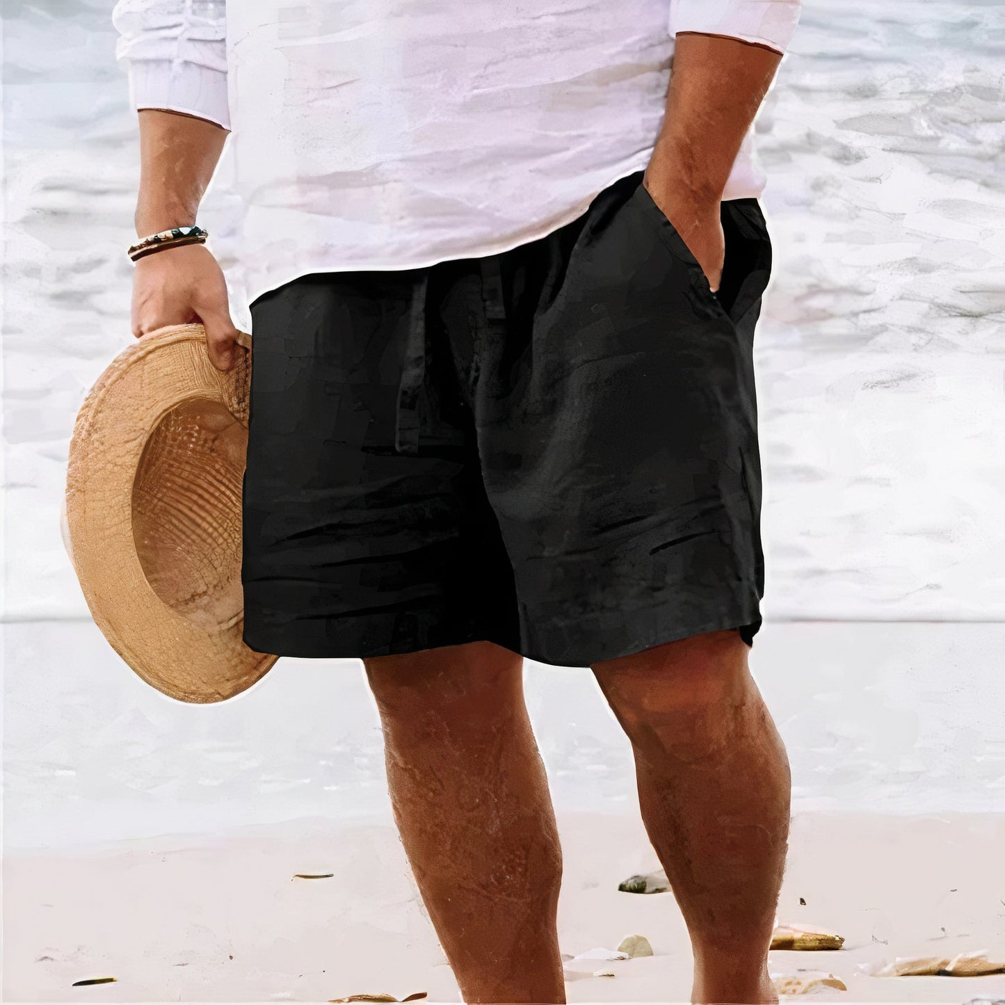 Shorts de Lino para Hombre: Frescura Natural y Estilo Atemporal para el Verano