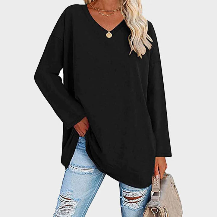 Blusa Elegante de Manga Larga para Mujeres