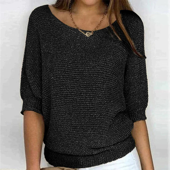 Jersey oversize liso y desenfadado para mujer: sencillez y comodidad para un estilo diario sin complicaciones