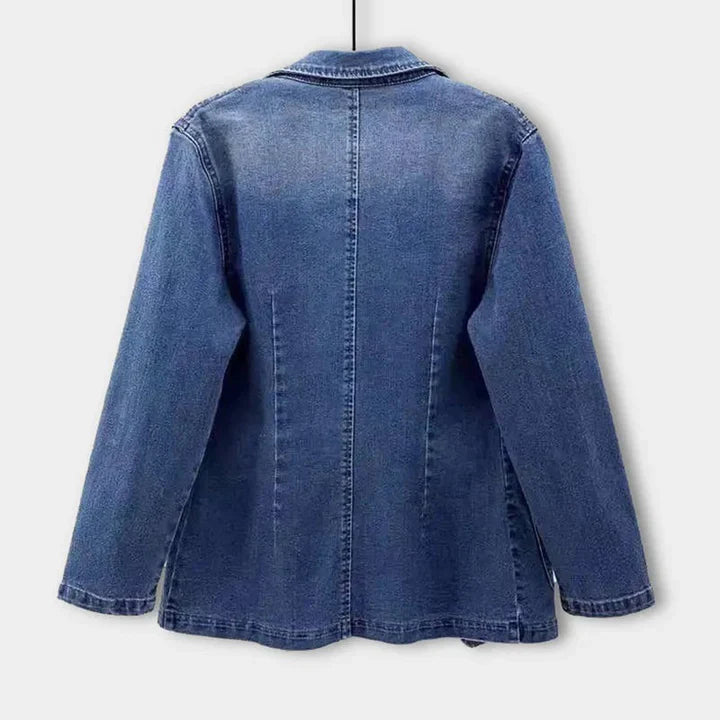 Elegante blazer vaquero para mujer