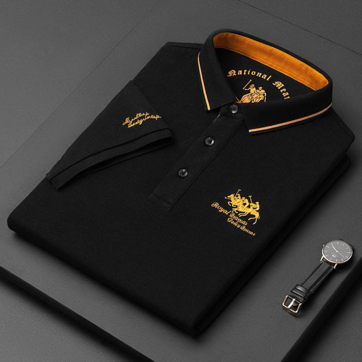 Camisa Polo Casual de Botón para Hombres