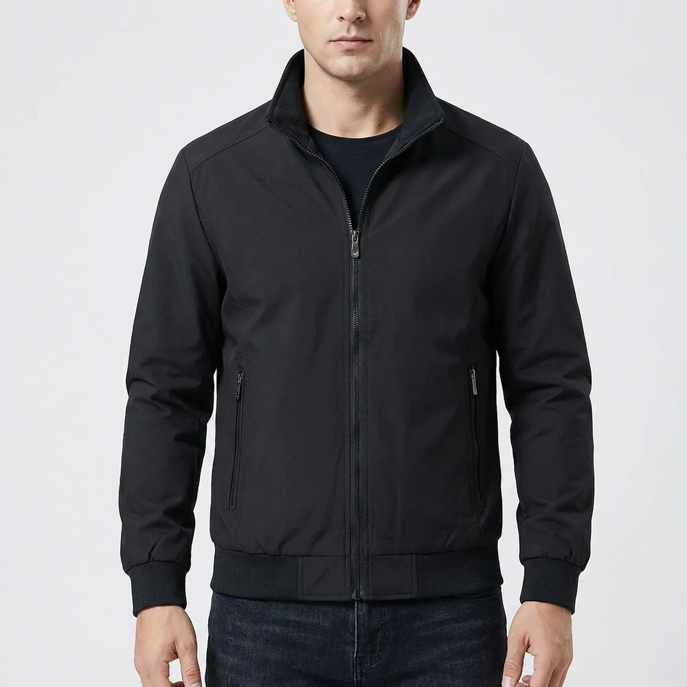 Brezzon - Chaqueta cortavientos con cuello alto para hombre
