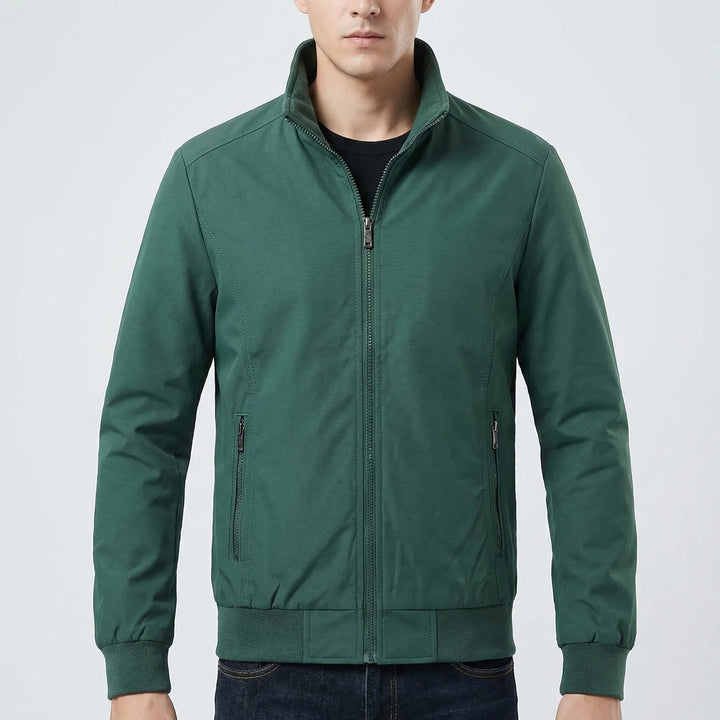 Brezzon - Chaqueta cortavientos con cuello alto para hombre