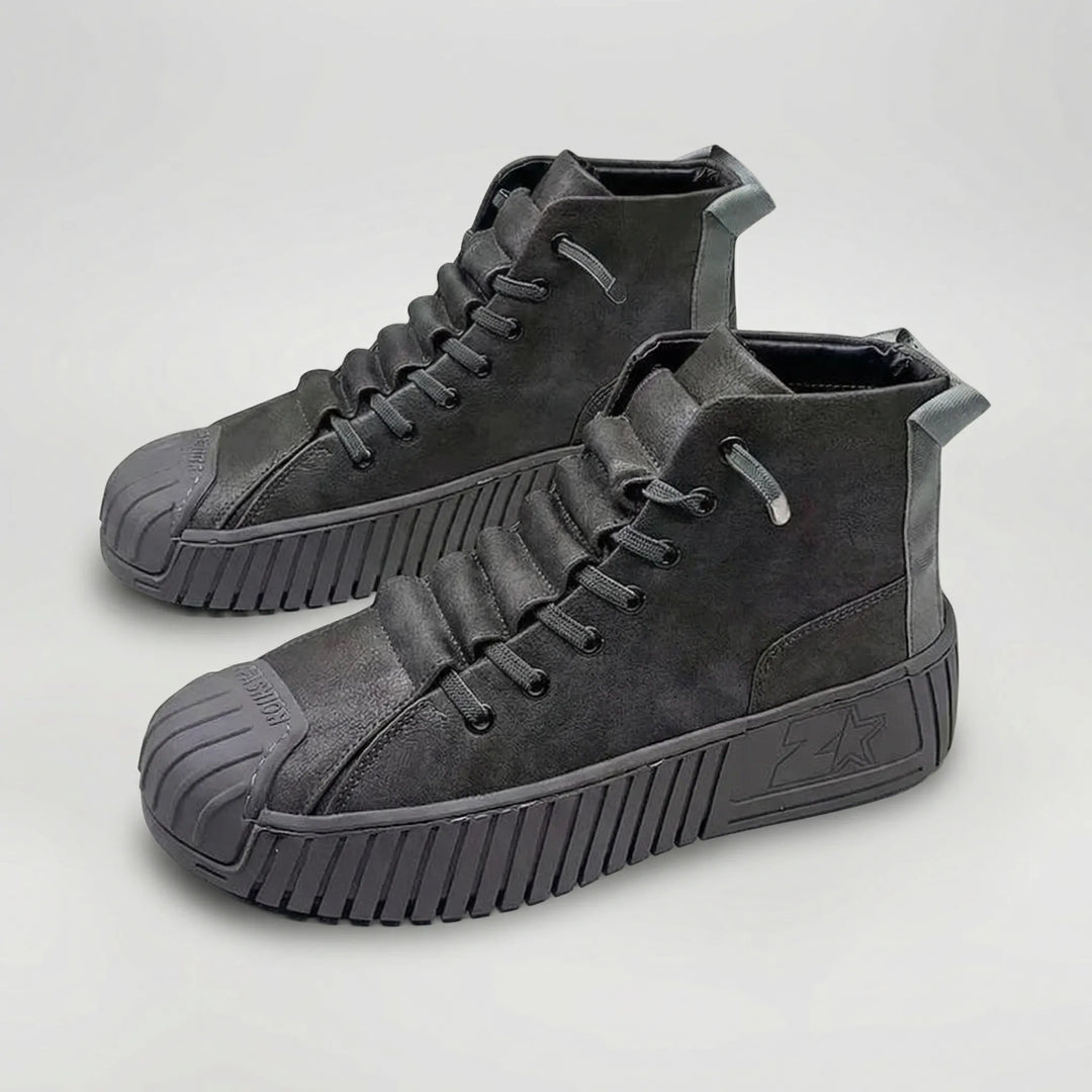 Brixford - Zapatillas deportivas altas de estilo británico para hombre