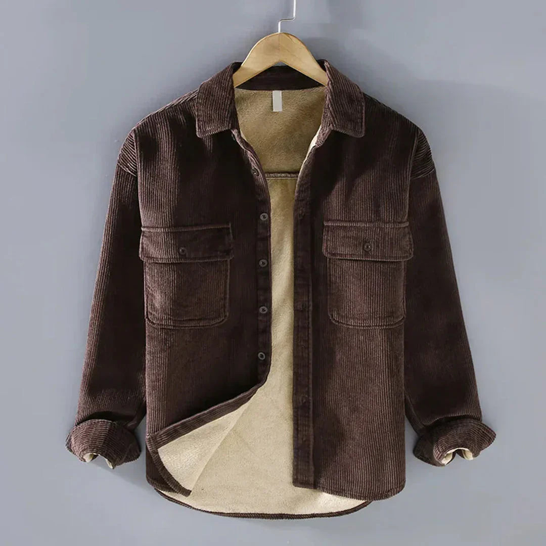 Chaqueta Casual Vintage Cálida para Hombres