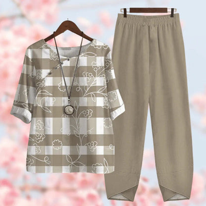 Conjunto de dos piezas Vintage Floral