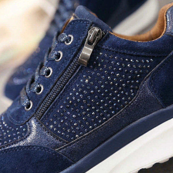 Bunivex - Zapatillas casuales con puntera ancha