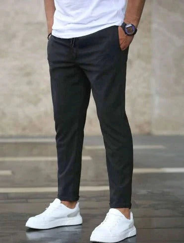 Pantalones elásticos modernos para hombre