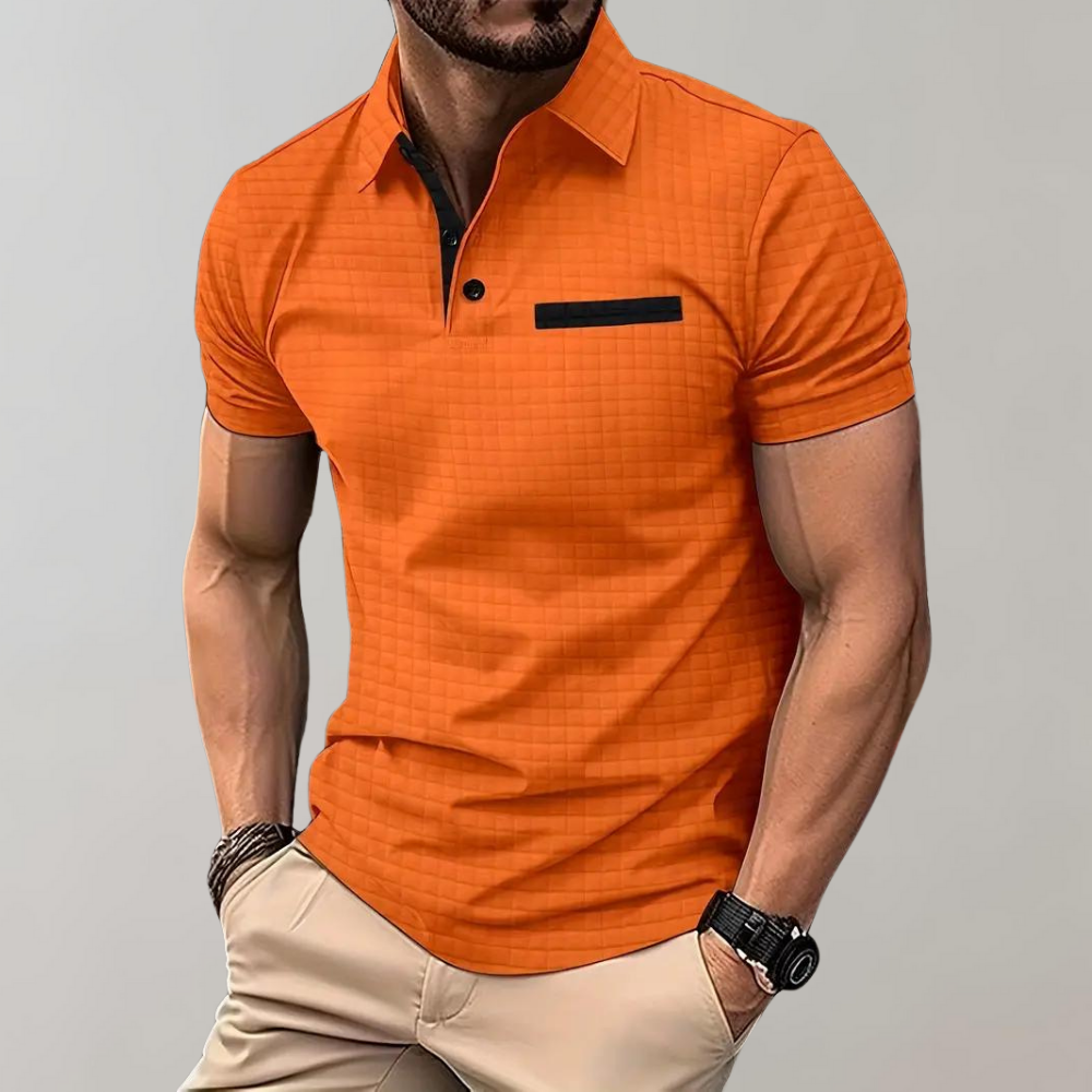 Polo ajustado para hombre
