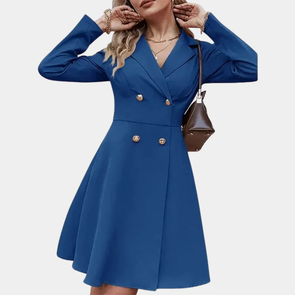 FrostElegance – Abrigo de invierno de corte en A para mujer