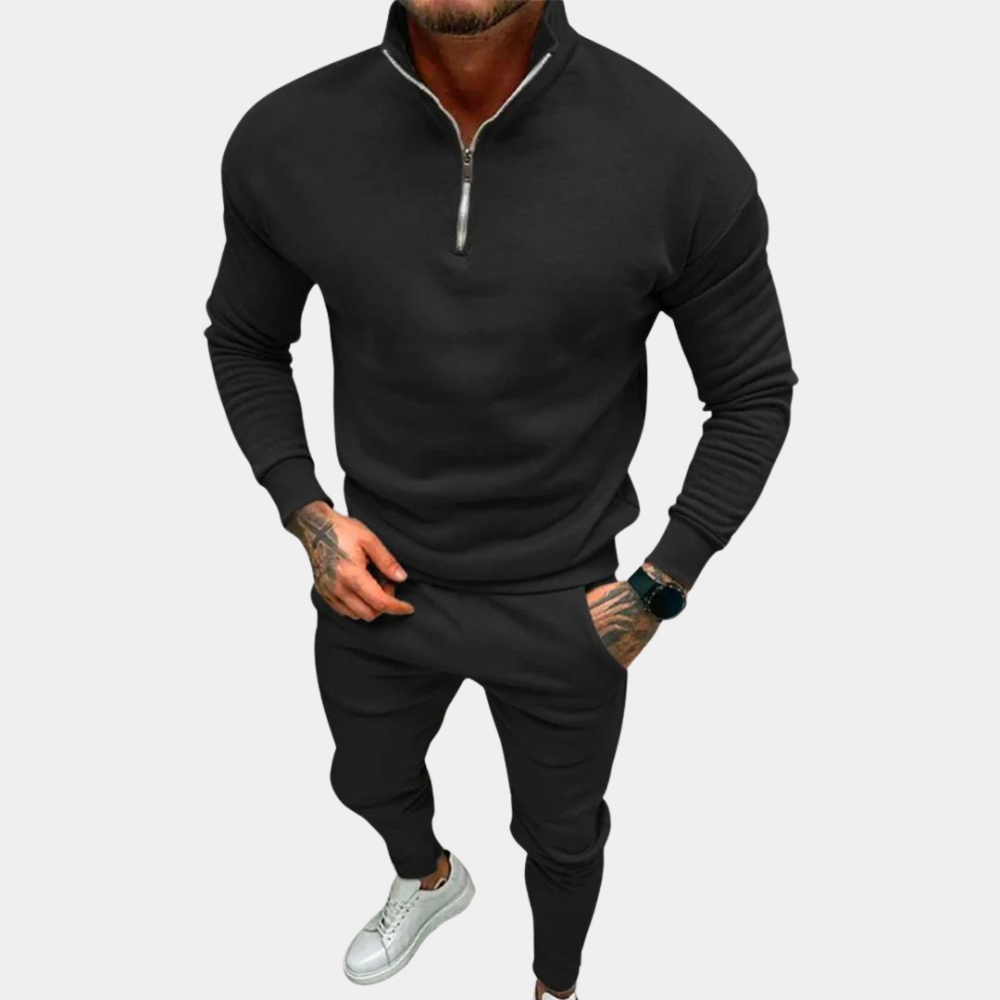 Conjunto deportivo de jogging para hombre que combina comodidad y estilo