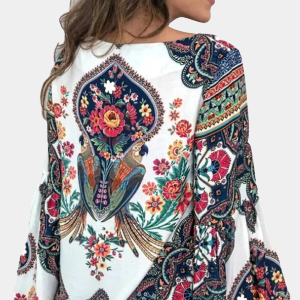 Blusa floral ligera para mujer: elegancia fresca para los días cálidos