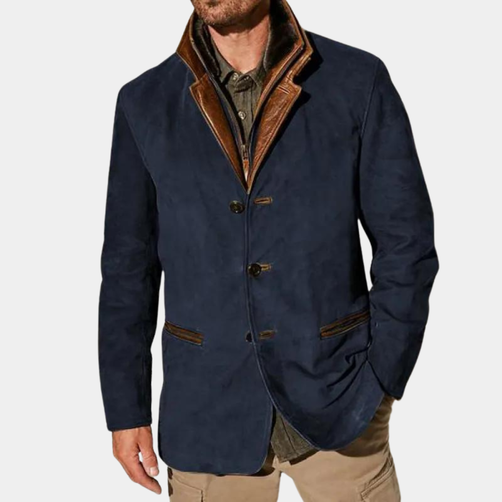 Elegante chaqueta de entretiempo para hombre