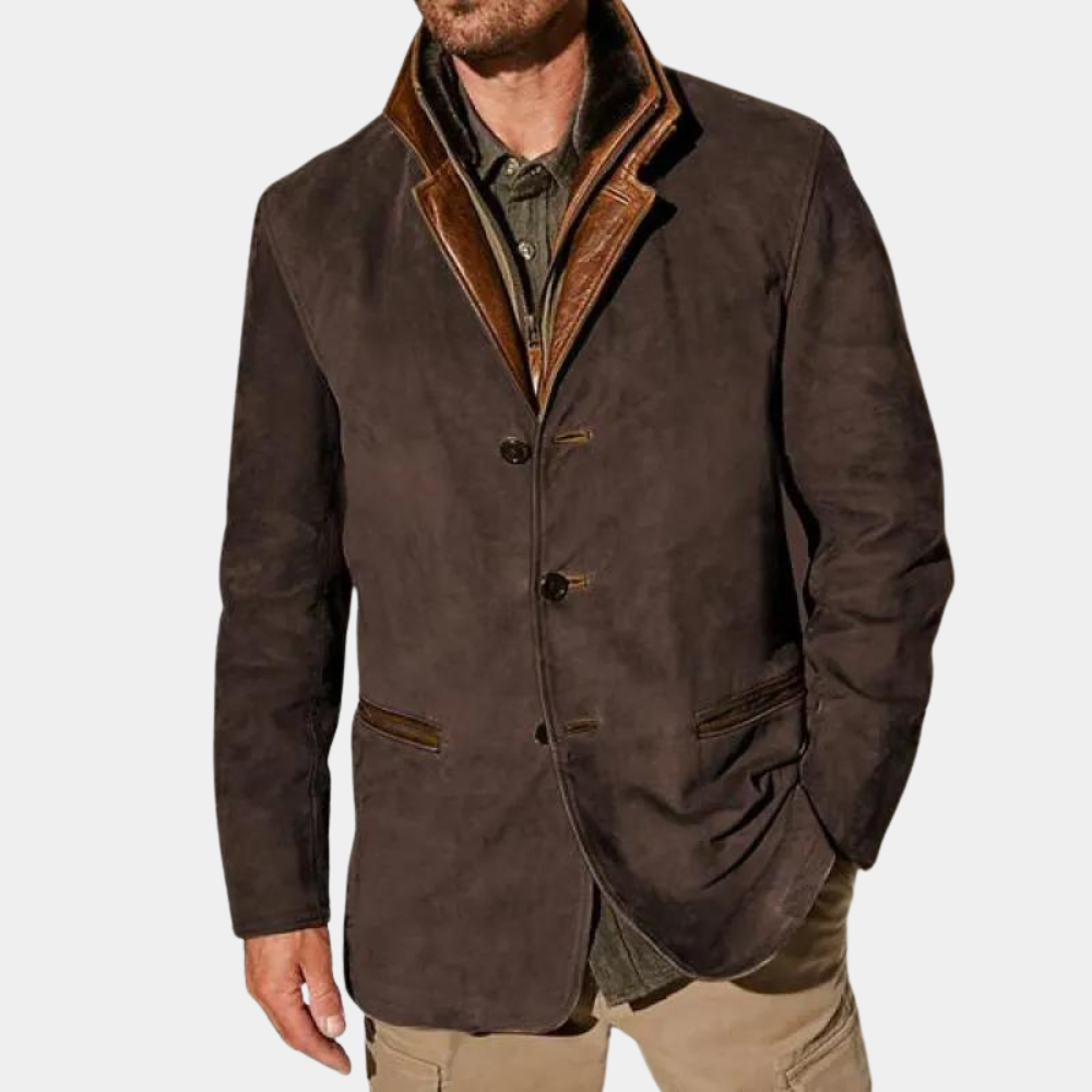 Elegante chaqueta de entretiempo para hombre