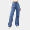 Jeans Rectos Casuales para Mujeres