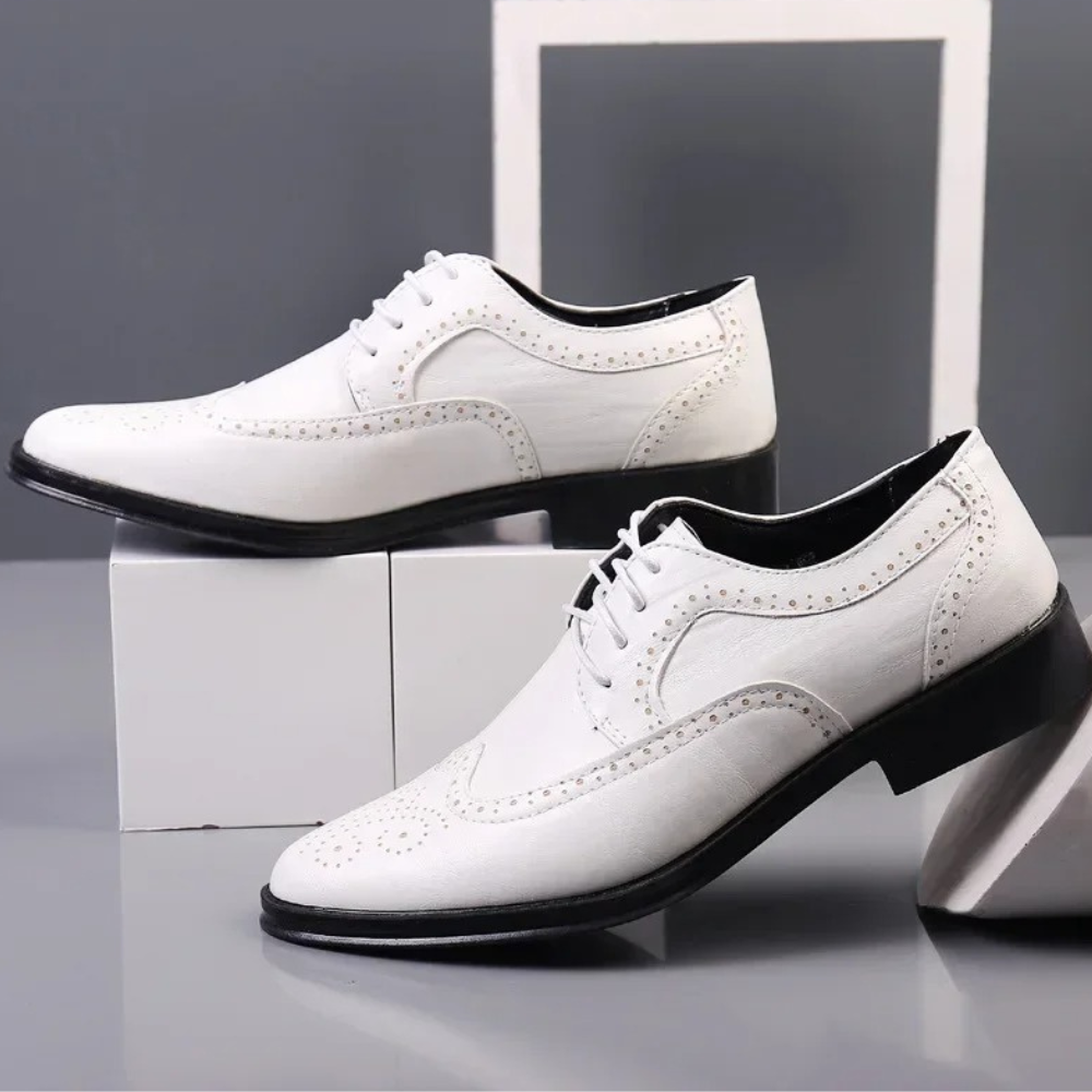 Zapatos Oxford de piel para hombre para ocasiones formales