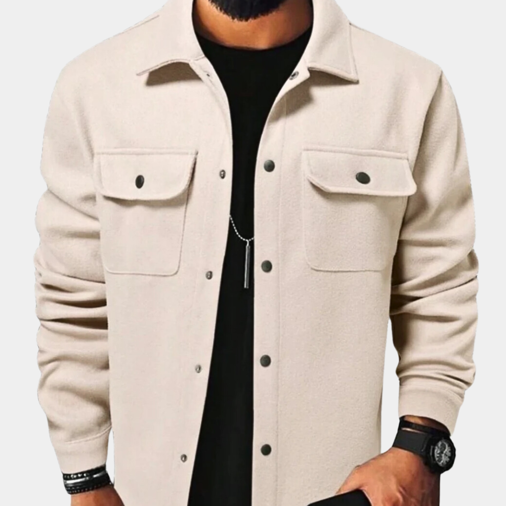 Chaqueta de hombre con botones