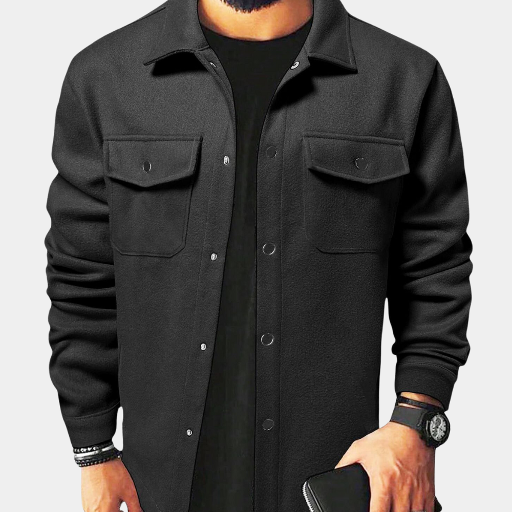 Chaqueta de hombre con botones