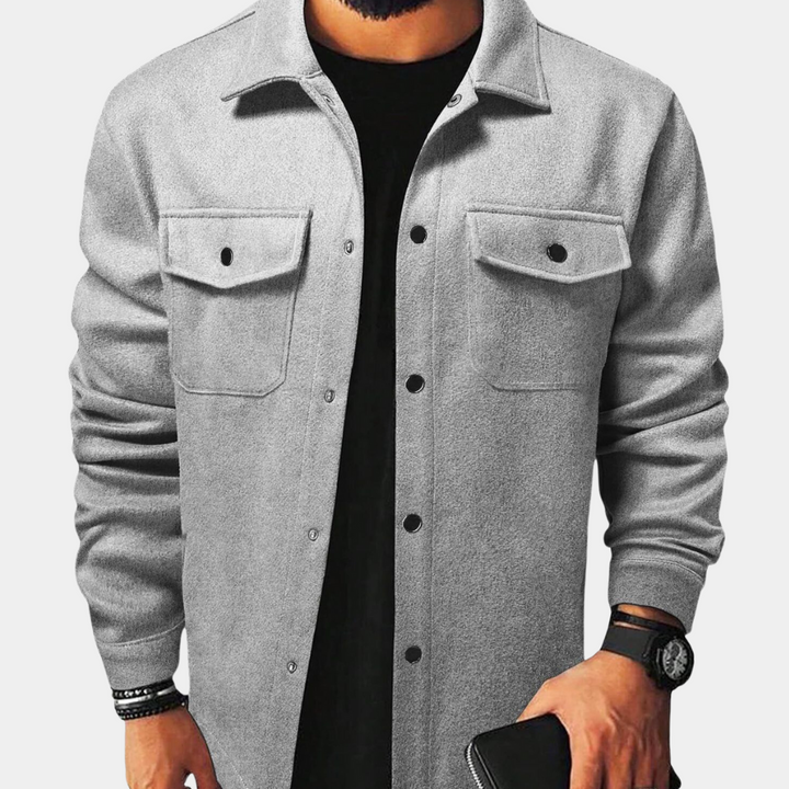 Chaqueta de hombre con botones