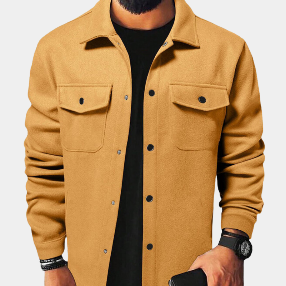 Chaqueta de hombre con botones