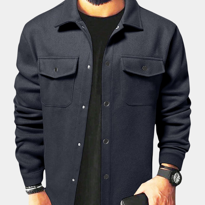 Chaqueta de hombre con botones