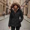 Chaqueta Acolchada con Capucha para Mujeres