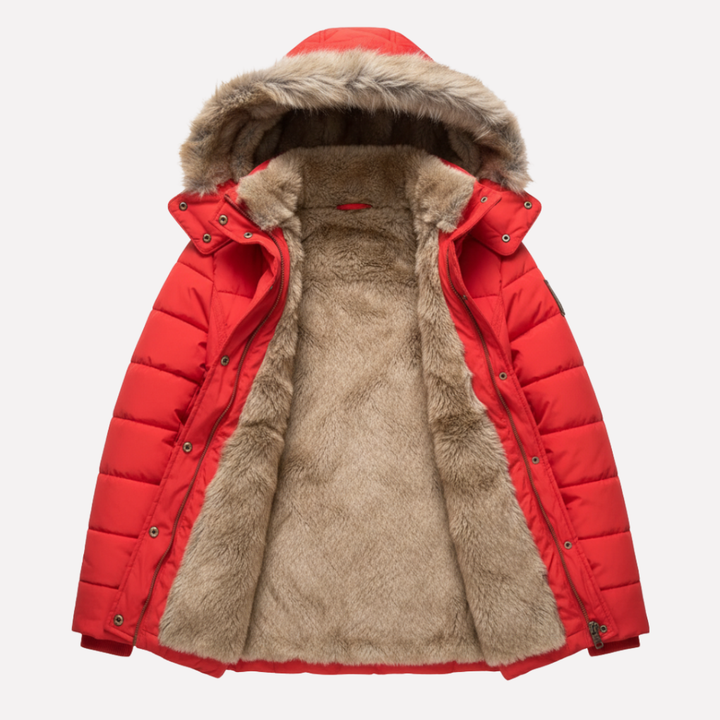 Chaqueta Acolchada con Capucha para Mujeres