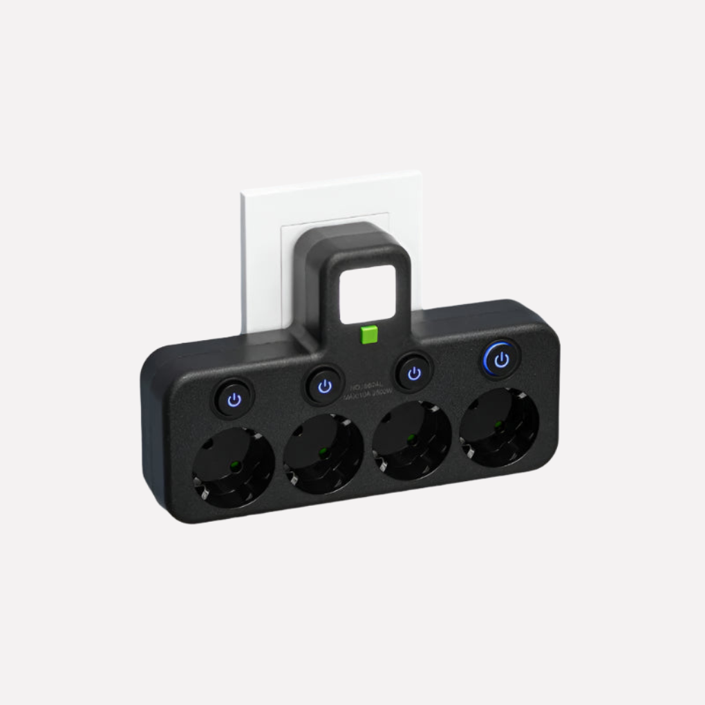Regleta con puertos USB y Type‑C