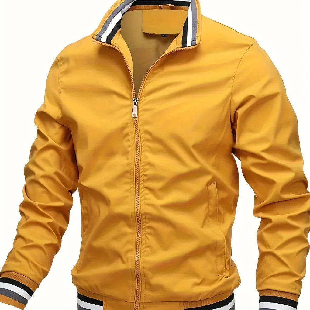 Chaqueta Transicional para Hombre con Collar
