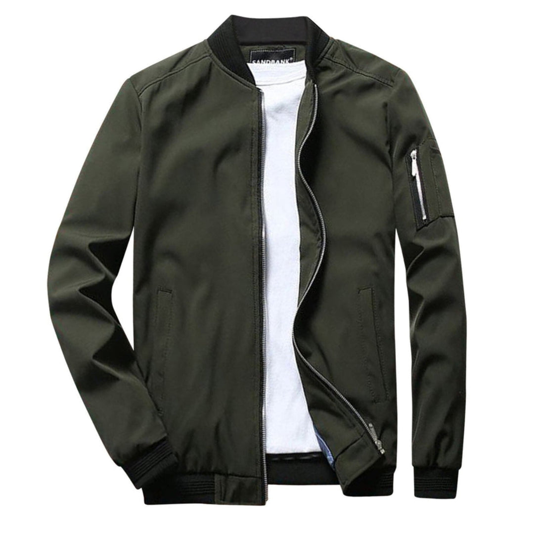 Chaqueta ligera con cremallera para hombre