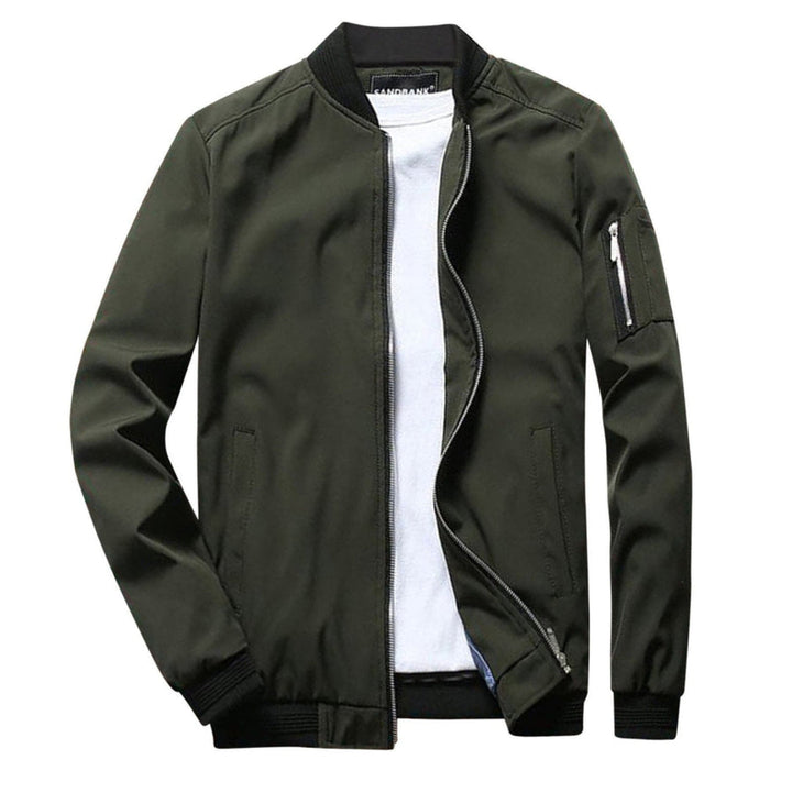Chaqueta ligera con cremallera para hombre