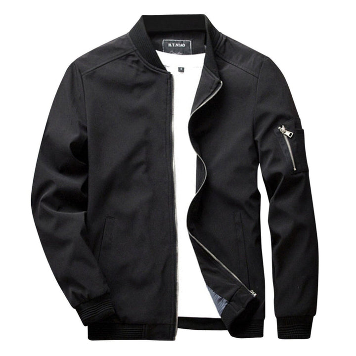 Chaqueta ligera con cremallera para hombre