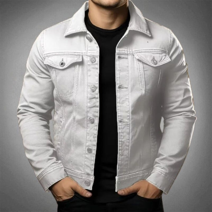 Chaqueta vaquera clásica para hombre