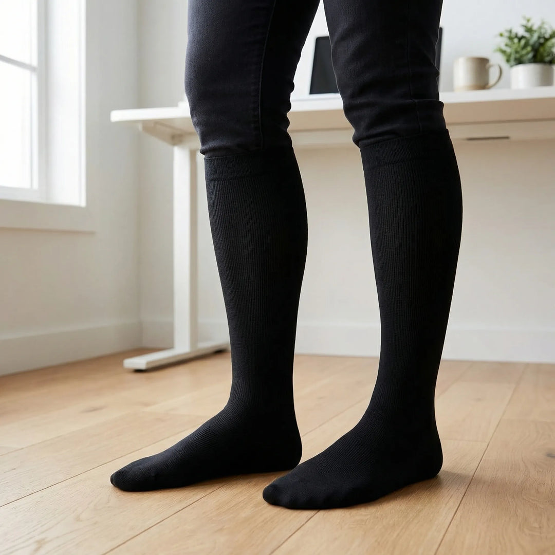 Calvex - Calcetines hasta la rodilla de compresión gradual