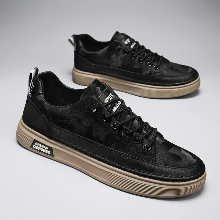 Cendrix - Zapatillas casuales bajas con cordones