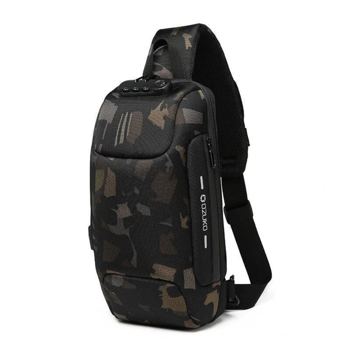 Bolso Cruzado Antirrobo con Carga USB