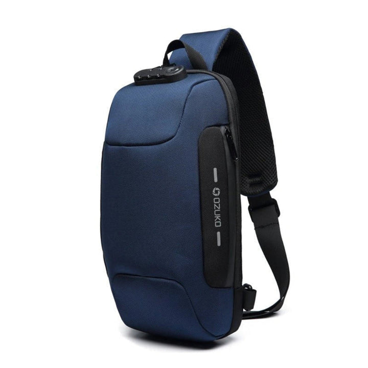 Bolso Cruzado de Tecnología Segura – Listo para Viajar con Puerto USB y Bolsillos Escondidos