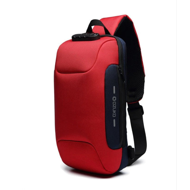Bolsa de Viaje Cruzada Inteligente Diseño Antirrobo con Puerto USB Integrado