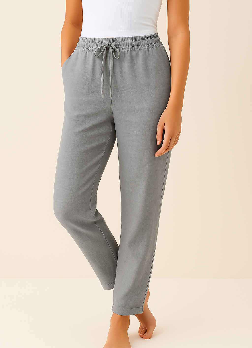 Pantalones de lino para mujer