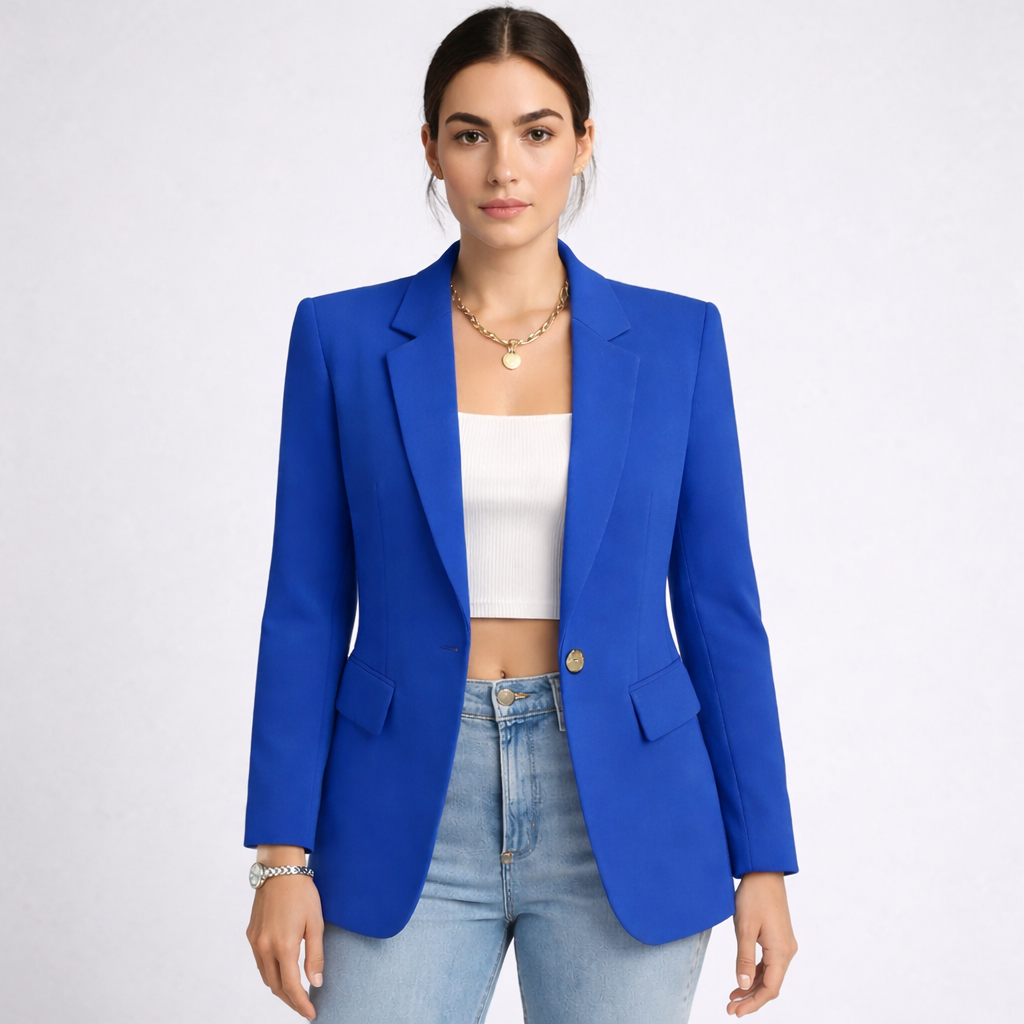Blazer Elegante Ajustado para Mujeres