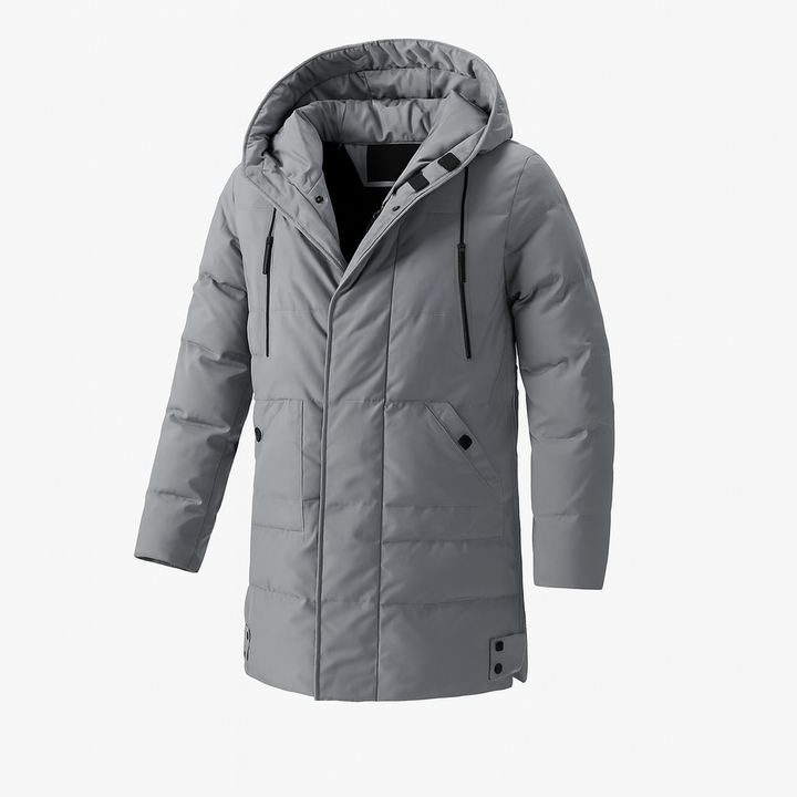 Chaqueta con Capucha Aislada para Hombres – Calidez Funcional con Estilo Diario