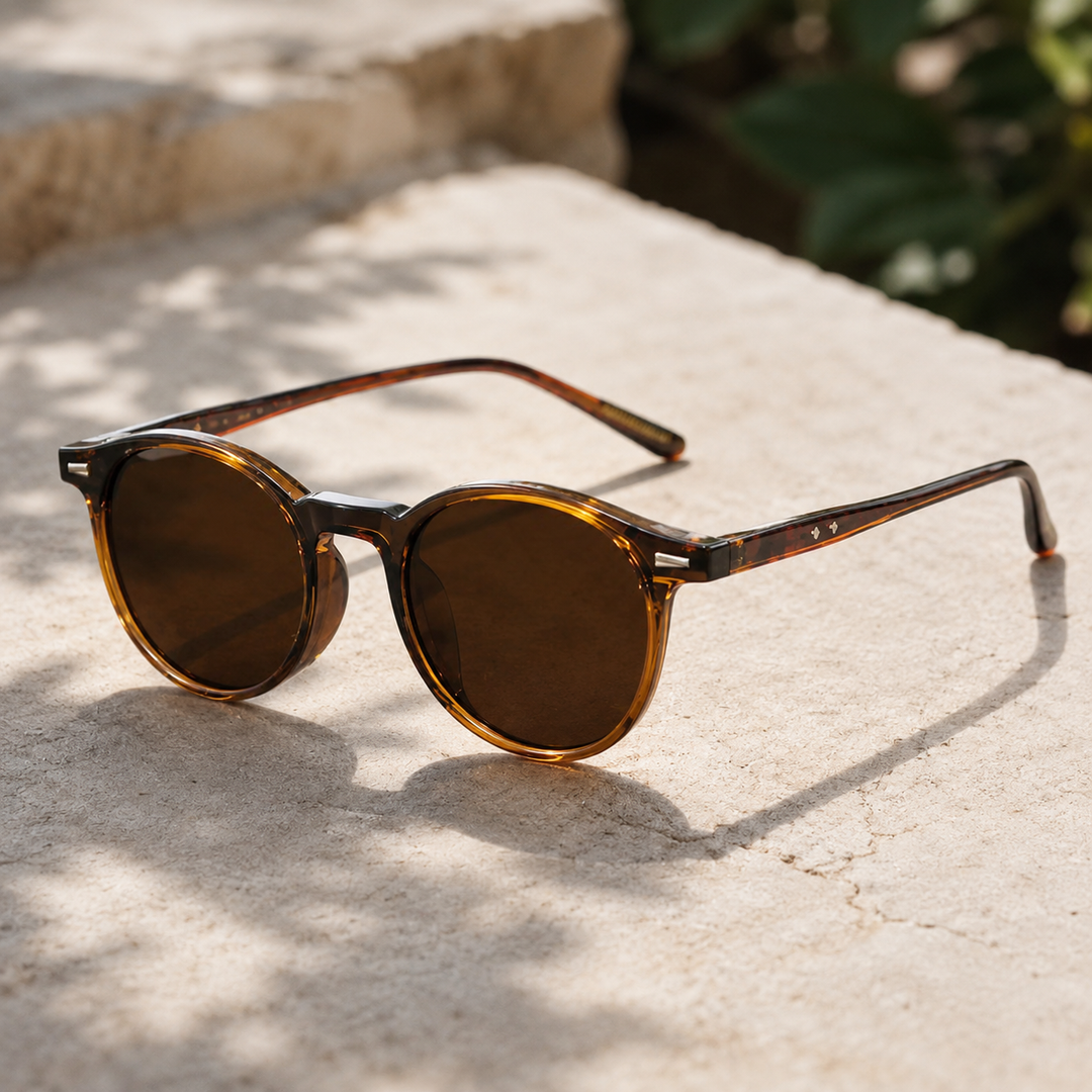 Gafas de Sol Redondas Polarizadas – UV400 Look Retro