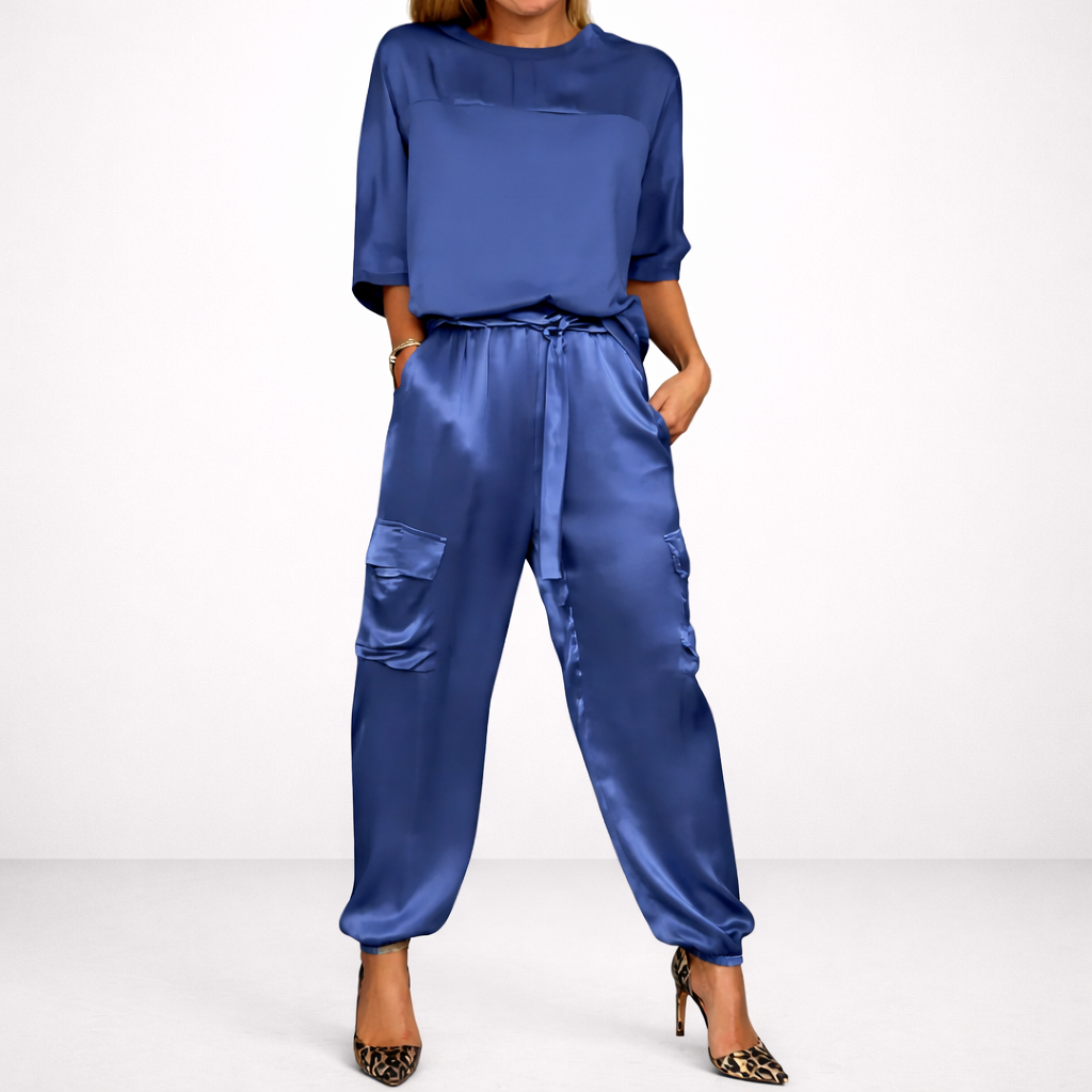 Conjunto Cómodo de Dos Piezas para Mujeres