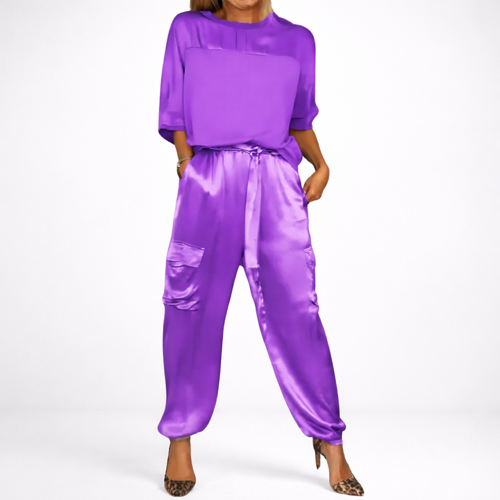 Conjunto Cómodo de Dos Piezas para Mujeres