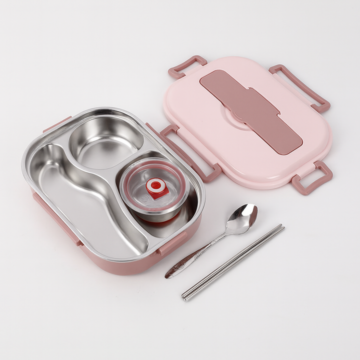 Caja de almuerzo térmica de acero inoxidable