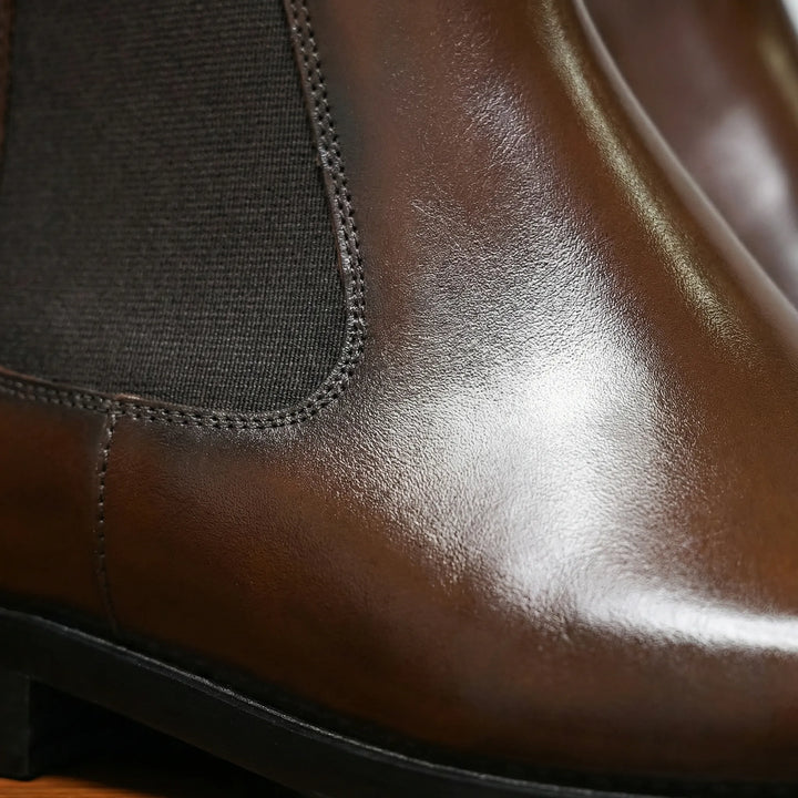 Chelsaro - Botín Chelsea clásico para hombre sin cordones