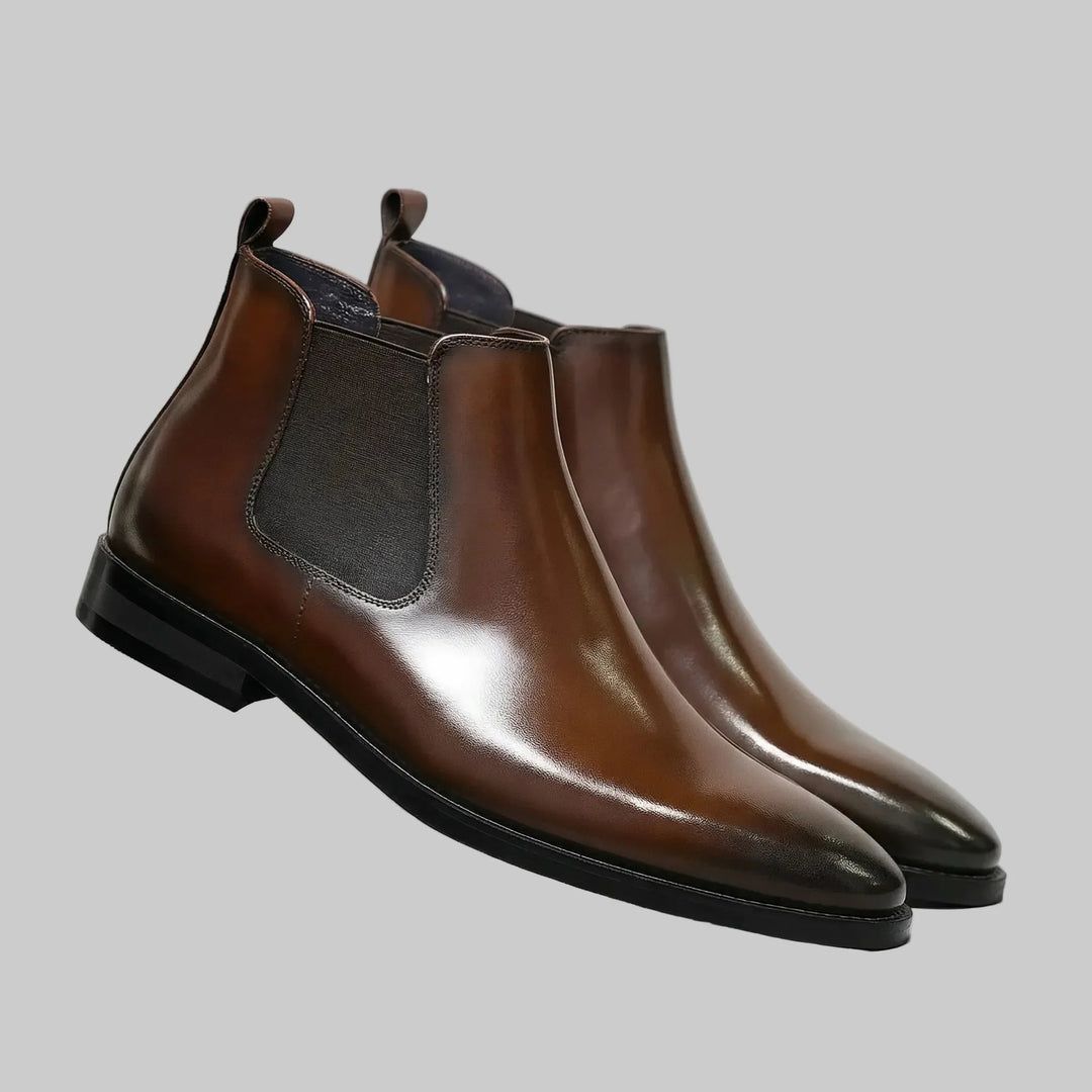 Chelsaro - Botín Chelsea clásico para hombre sin cordones
